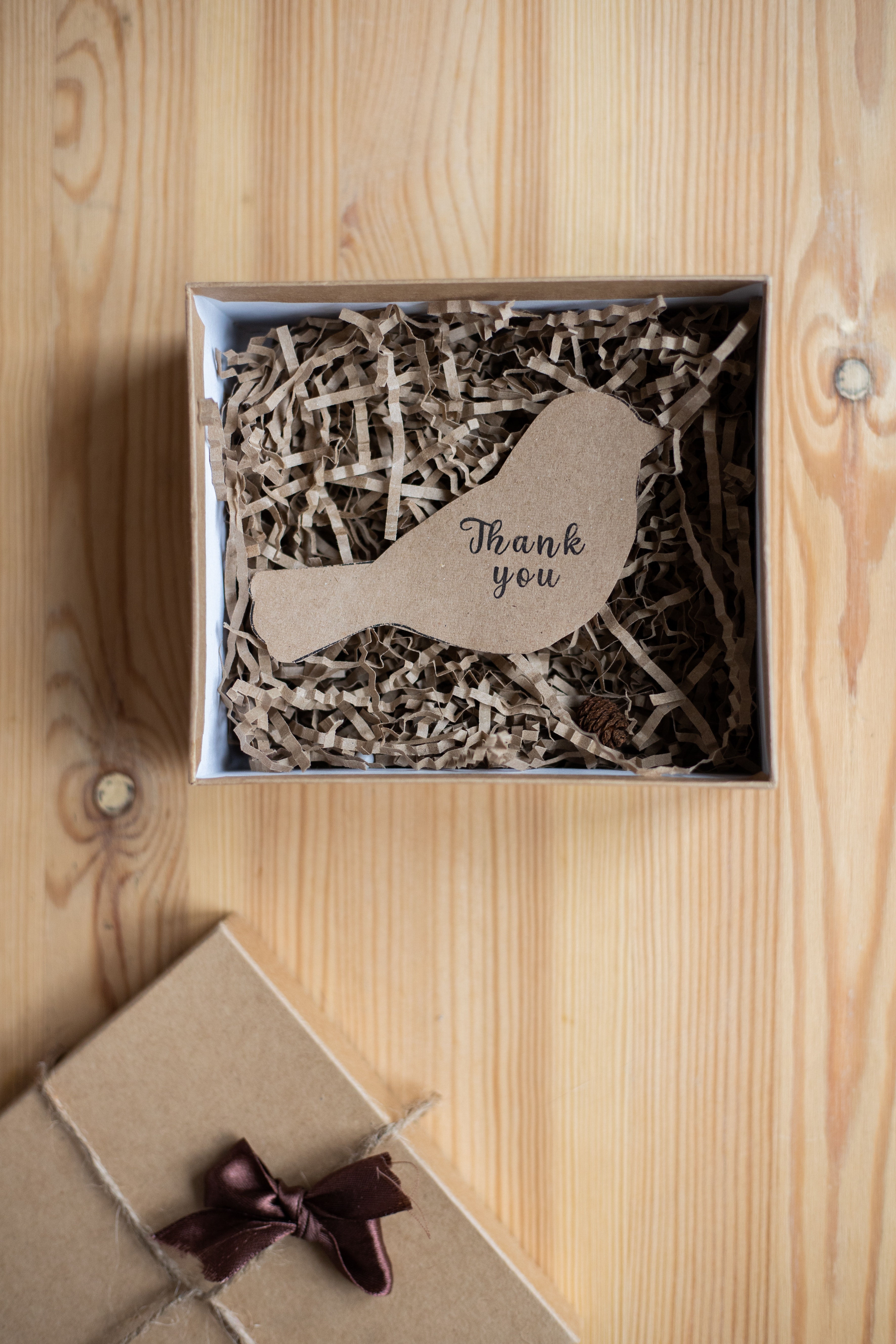 Gift box with Gift Certificate in the shape of a bird by Paul Franc Handyman Services